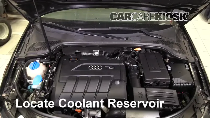 2011 Audi A3 TDI 2.0L 4 Cyl. Turbo Diesel Coolant (Antifreeze) Flush Coolant
